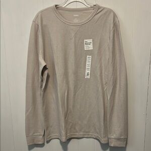 Sonoma Men's Cream Long Sleeve Shirt